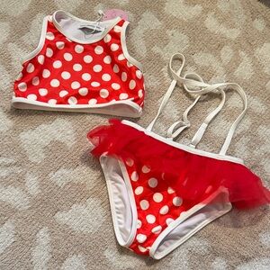 Polka Dot Kids Matching Set - Red and White